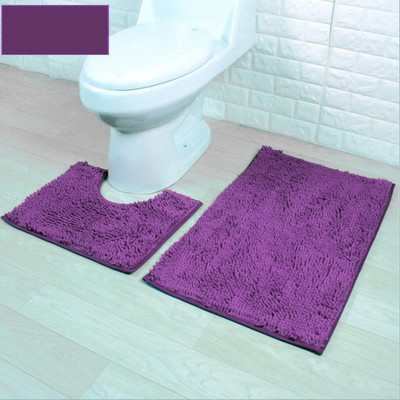 2 kom./komplet debelog tepiha od šenile, ulazna vrata, kupaonska protuklizna prostirka, upijajuća kuhinjska toaletna prostirka, podna prostirka od šenile