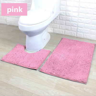 2 kom./komplet debelog tepiha od šenile, ulazna vrata, kupaonska protuklizna prostirka, upijajuća kuhinjska toaletna prostirka, podna prostirka od šenile