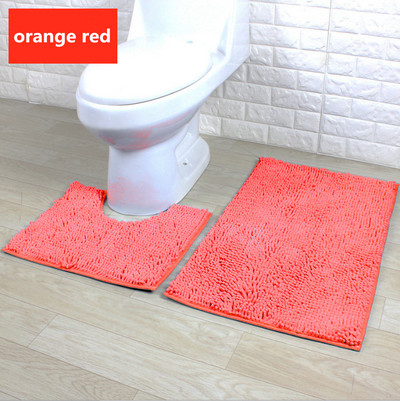 2 kom./komplet debelog tepiha od šenile, ulazna vrata, kupaonska protuklizna prostirka, upijajuća kuhinjska toaletna prostirka, podna prostirka od šenile