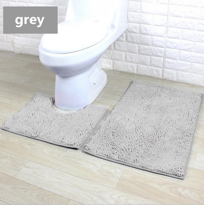 2 kom./komplet debelog tepiha od šenile, ulazna vrata, kupaonska protuklizna prostirka, upijajuća kuhinjska toaletna prostirka, podna prostirka od šenile