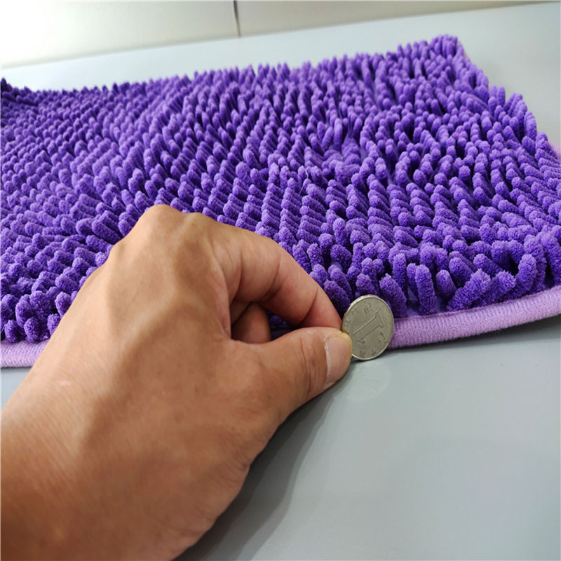 2 kom./komplet debelog tepiha od šenile, ulazna vrata, kupaonska protuklizna prostirka, upijajuća kuhinjska toaletna prostirka, podna prostirka od šenile