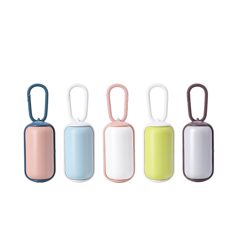 Suņu izkārnījumu maisiņu pārnēsājamais mājdzīvnieku atkritumu maisu dozators Stilīgi, vienkārši suņu atkritumu turētāju dozatori + kaku maisiņu komplekts tīrīšanas piederumi