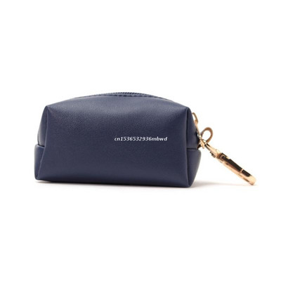 Mājdzīvnieku atkritumu maisu turētāja maisiņš Pārnēsājams mājdzīvnieki Suņu kakas Mīksts PU ādas maisiņu dozators Dropship