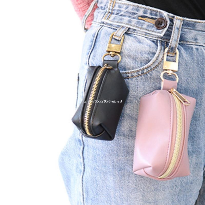 Mājdzīvnieku atkritumu maisu turētāja maisiņš Pārnēsājams mājdzīvnieki Suņu kakas Mīksts PU ādas maisiņu dozators Dropship