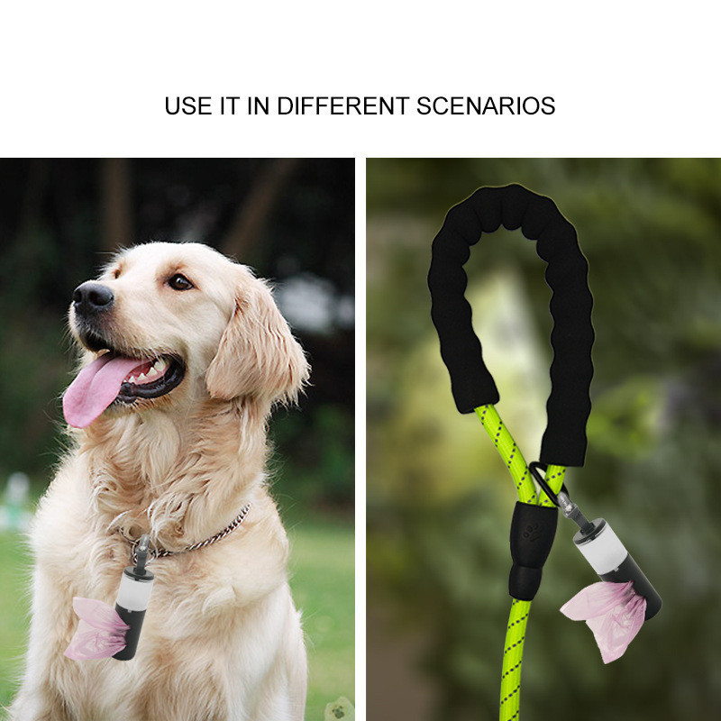 Izkārnījumu maisiņu dozators suņu atkritumu pārvadātājam Iekļauts mājdzīvnieku piederumu piederums suņa kaķa maziem instrumentiem kaktu maisiņu turētājs, mājdzīvnieku piederumi