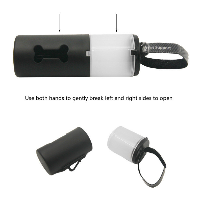 Izkārnījumu maisiņu dozators suņu atkritumu pārvadātājam Iekļauts mājdzīvnieku piederumu piederums suņa kaķa maziem instrumentiem kaktu maisiņu turētājs, mājdzīvnieku piederumi