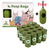 Mājdzīvnieku izkārnījumu maisiņi Vienreizlietojamie suņu atkritumu maisi Lielapjoma izkārnījumu maisi ar pavadas klipsi un kaulu maisiņu dozatoru