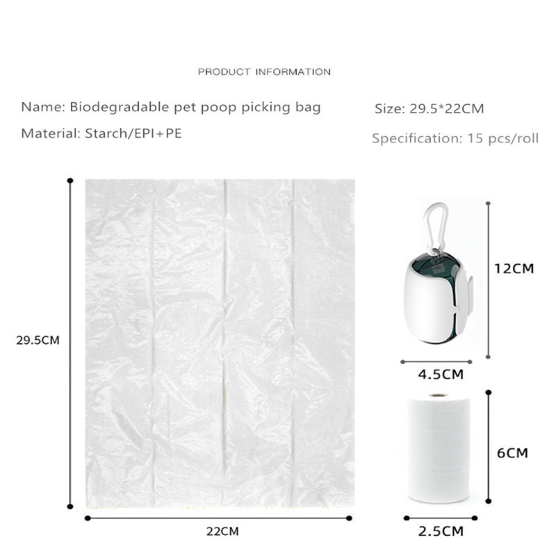 1 KOM Nove prijenosne vrećice za pseću izmet Vrećice za izmet kućnog psa Dozator Puppy Pick Up Držač vrećice za izmet Dodaci za pse za kućne ljubimce Torba za pse