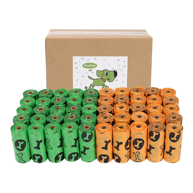 60 rola zelena narančasta vreća za pseći izmet Dozator vreća za pseći izmet Nosač za vanjski dom Čiste i nadopunjene vreće za otpad za Pe