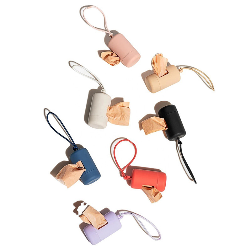 Atkārtoti lietojams dozators suņu izkārnījumu maisiņu turētājam ceļojumu pastaigām parkā un āra lietošanai Izturīgi kucēnu mājdzīvnieku tīrīšanas piederumi