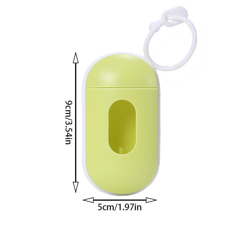 Mājdzīvnieku atkritumu maisu dozators Mājdzīvnieku suņu izkārnījumu maisiņu dozators Pārnēsājami mājdzīvnieku āra atkritumu maisu tīrīšanas piederumi Izturīgi