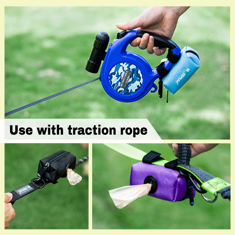 Pārnēsājams suņu kaku atkritumu maisa dozatora maisiņš mājdzīvnieku kucēnu kaķu savācējmaisu turētājs āra atkritumu maisu organizētājs mājdzīvnieku piederumi