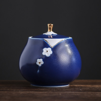 Memorijalni spremnik Urna za pepeo kućnih ljubimaca Ručno oslikana keramika Kremiranje urne Držač za pepeo ptica ptica Pokop kod kuće