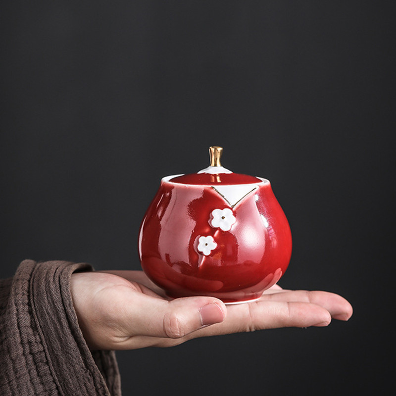 Memorijalni spremnik Urna za pepeo kućnih ljubimaca Ručno oslikana keramika Kremiranje urne Držač za pepeo ptica ptica Pokop kod kuće