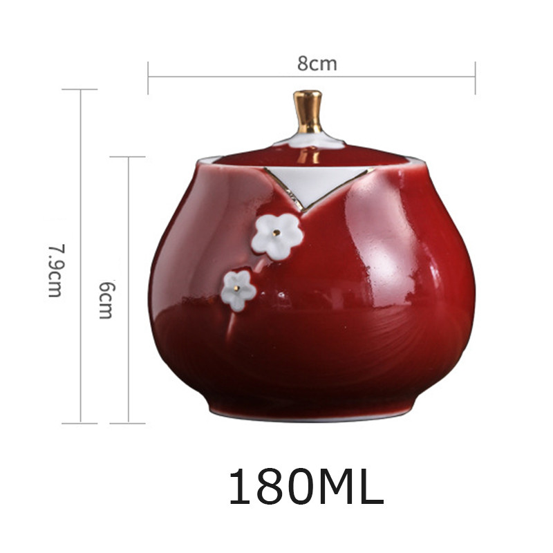 Memorijalni spremnik Urna za pepeo kućnih ljubimaca Ručno oslikana keramika Kremiranje urne Držač za pepeo ptica ptica Pokop kod kuće