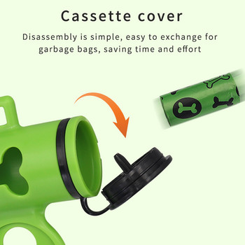 Еднократни торби за кучешки отпадъци Дозатор за торби за боклук за домашни любимци Костюм за събиране на изпражнения Разградими консумативи за почистване на открито без ръце