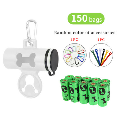 Vienreizlietojamie suņu kaku atkritumu maisi Mājdzīvnieku atkritumu maisu dozators Fekāliju savācēja uzvalks noārdāmi brīvroku āra tīrīšanas piederumi