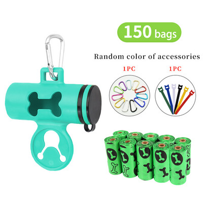 Vienreizlietojamie suņu kaku atkritumu maisi Mājdzīvnieku atkritumu maisu dozators Fekāliju savācēja uzvalks noārdāmi brīvroku āra tīrīšanas piederumi