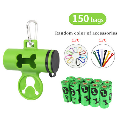 Vienreizlietojamie suņu kaku atkritumu maisi Mājdzīvnieku atkritumu maisu dozators Fekāliju savācēja uzvalks noārdāmi brīvroku āra tīrīšanas piederumi