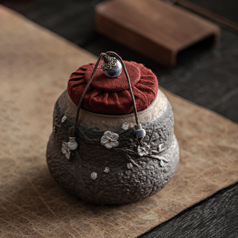 Jednostavna keramička urna za kućne ljubimce Suveniri za kućne ljubimce za pse i mačke u kineskom stilu Visokokvalitetna urna za kućne ljubimce od porculanske gline za pepeo