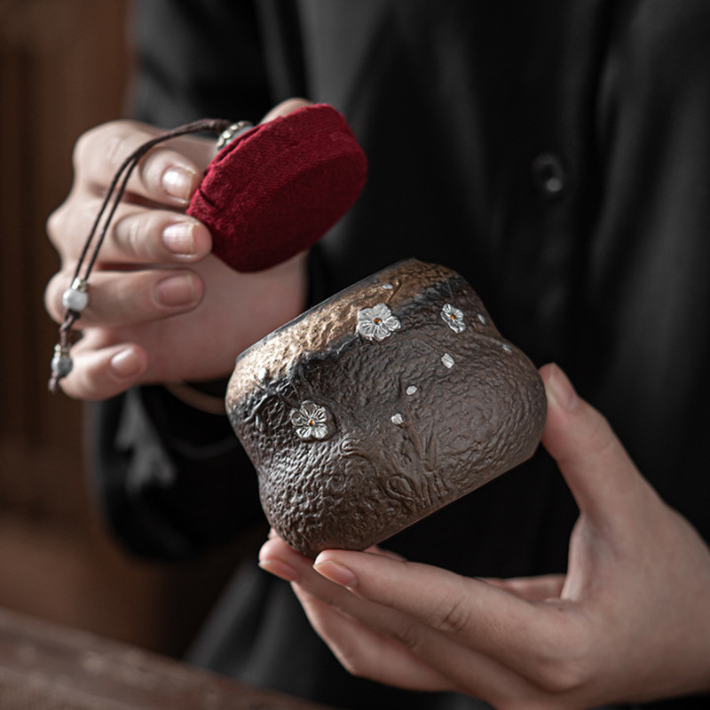 Jednostavna keramička urna za kućne ljubimce Suveniri za kućne ljubimce za pse i mačke u kineskom stilu Visokokvalitetna urna za kućne ljubimce od porculanske gline za pepeo