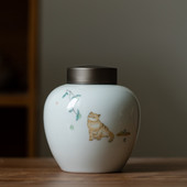 Pogrebne urne za ljudski pepeo Urne za kućne ljubimce, mačke, pse, keramičke kutije za pogrebne urne za pepeo za odrasle