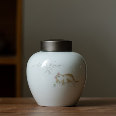 Pogrebne urne za ljudski pepeo Urne za kućne ljubimce, mačke, pse, keramičke kutije za pogrebne urne za pepeo za odrasle