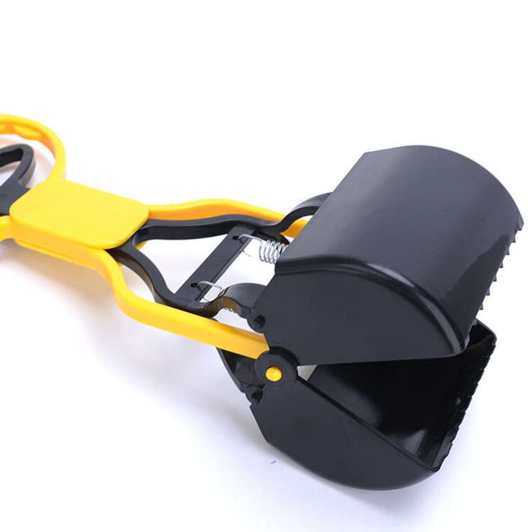 2022. gada mājdzīvnieku garā roktura lāpstiņa suņu atkritumu savācējs žokļa izkārnījumu liekšķere āra tīrīšanai. Ērta dzīvnieku atkritumu savākšana