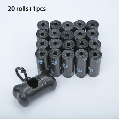 20 rola Vreća za smeće za kućne ljubimce Vrećice za pseći izmet Dozator za smeće za vanjsko jednokratno korištenje Puppy Cat Clean Pooper Pribor za kućne ljubimce Proizvodi za pse