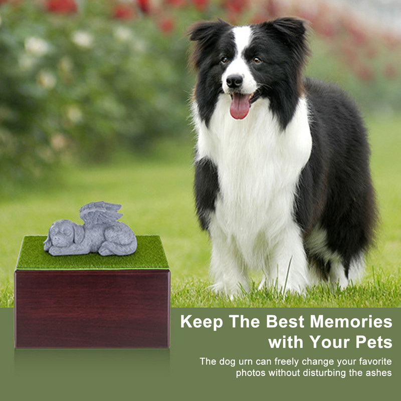 Šunų urnos Nuostabios naminių gyvūnėlių kremavimo urnos Mini naminių gyvūnėlių pelenų dėžutė Atminimo urnos naminiams gyvūnėliams Individualizuota naminių gyvūnėlių suvenyrų dėžutė mylimiems augintiniams