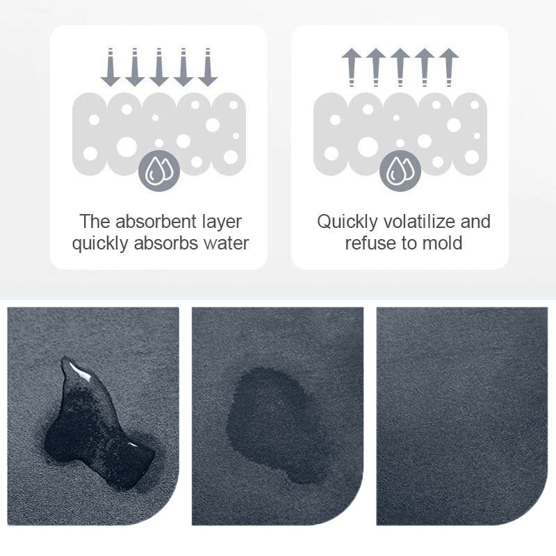 Taisnstūra vannas istabas grīdas paklājs absorbējoši vannas paklāji mazgājami virtuves ieejas durvju paklāji Nappa āda tualetes paklājs mūsdienīgs mājas dekors