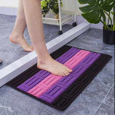 Kupaonska neklizajuća prostirka Jacquard polipropilenski tepih za spavaću sobu Višebojna visokokvalitetna podna prostirka Protuklizna podloga za kupaonsku podlogu Podloga za pedale