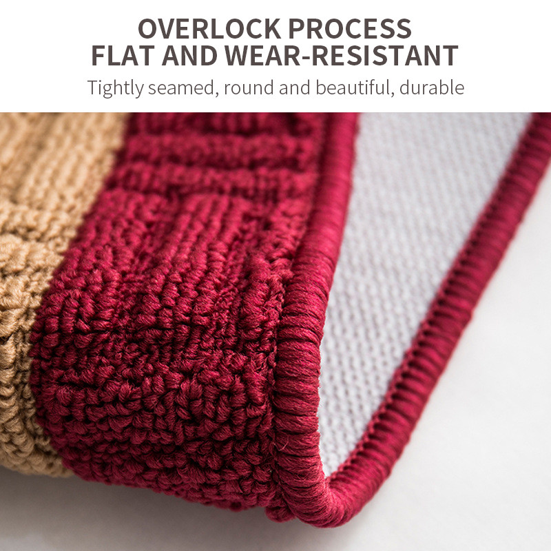 Kupaonska neklizajuća prostirka Jacquard polipropilenski tepih za spavaću sobu Višebojna visokokvalitetna podna prostirka Protuklizna podloga za kupaonsku podlogu Podloga za pedale