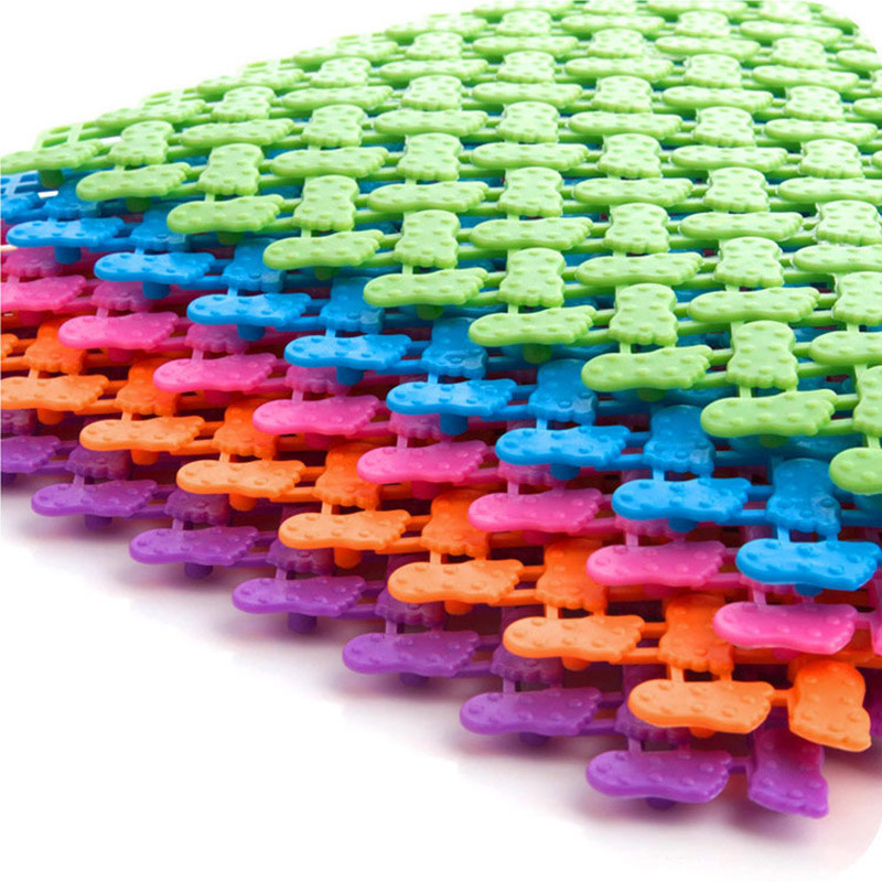 DIY izdubljena prostirka za kupanje Kreativne kupaonske prostirke za tuširanje Višebojni protuklizni jastučići za noge Tepih za WC Kuhinja