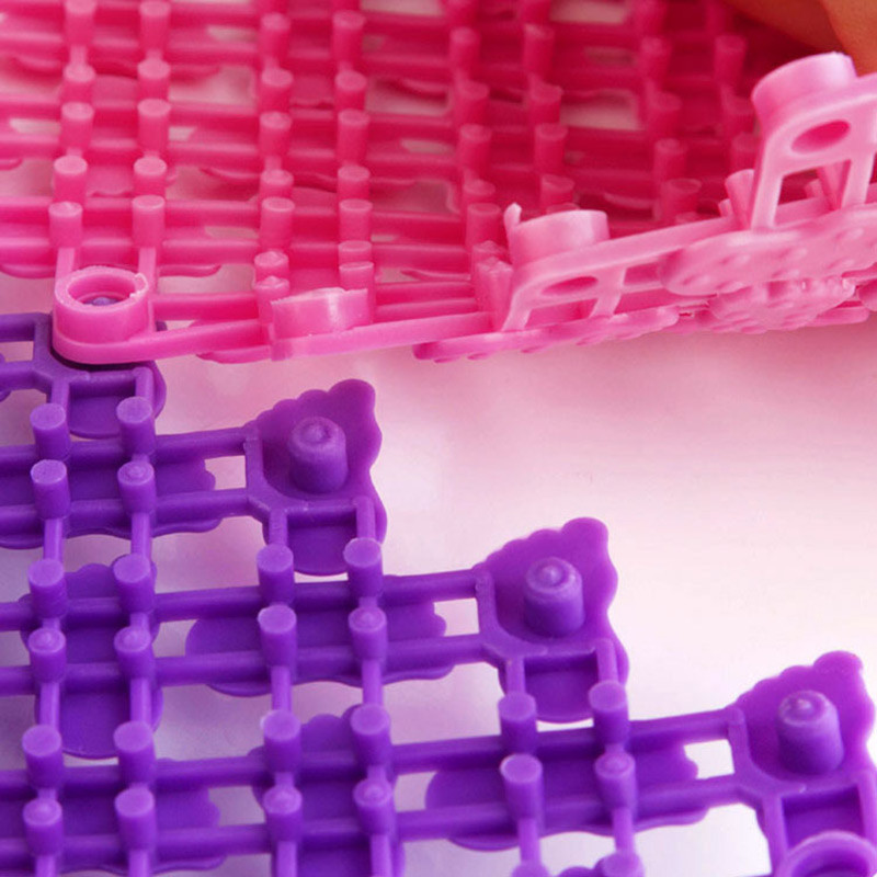 DIY izdubljena prostirka za kupanje Kreativne kupaonske prostirke za tuširanje Višebojni protuklizni jastučići za noge Tepih za WC Kuhinja