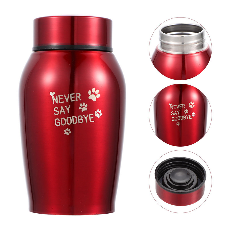 Urna Mājas suns Piemiņas kremācija Urnas Atmiņas bēru kaste Metāla Tērauda Pelnu Kaķis Mini Nerūsējošā zārks Dzīvnieku Suņi Burciņa Cinerary Kaķi