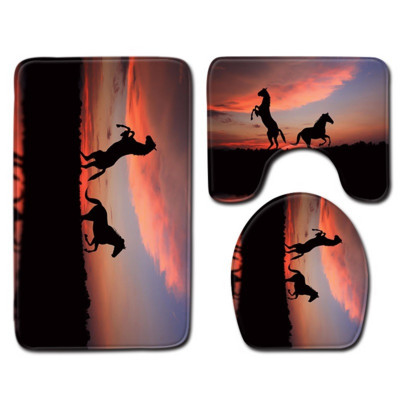 Ocean Dolphin Penguin Pattern prostirke u kupaonskom setu Kupaonske potrepštine Kupaonska prostirka kupaonski proizvodi Kupaonske prostirke Otirač