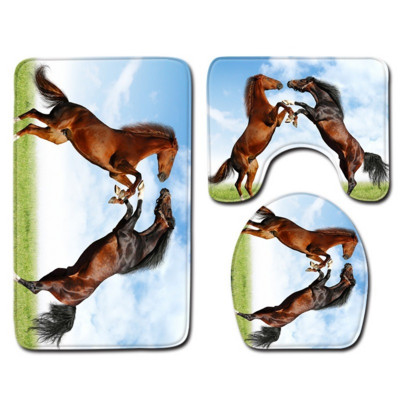 Ocean Dolphin Penguin Pattern prostirke u kupaonskom setu Kupaonske potrepštine Kupaonska prostirka kupaonski proizvodi Kupaonske prostirke Otirač