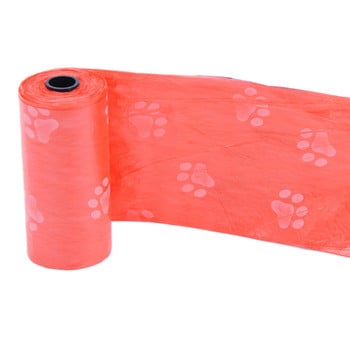 Hot Sale Puppy Cats Pet Poop Clean Up Σακούλα σκουπιδιών Ανταλλακτικό Τσάντα Πλαστική 15τμχ/ρολό