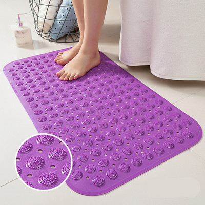 2020 vannas istabas neslīdošs paklājs PVC bezgaršīgs masāžas vannasistabas neslīdošs paklājs ar piesūcekni grīdas paklājiņu dušas paklājiņš