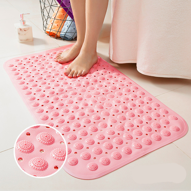 2020 vannas istabas neslīdošs paklājs PVC bezgaršīgs masāžas vannasistabas neslīdošs paklājs ar piesūcekni grīdas paklājiņu dušas paklājiņš