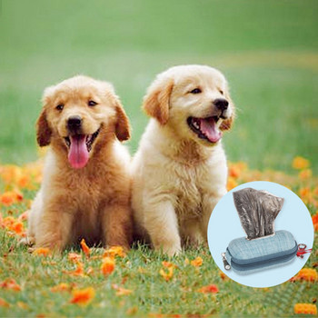 Φορητό λινό κατοικίδιο ζώο για σκύλους για τσάντες τσάντα παραλαβής με σχοινί καθαρισμού απορριμμάτων κουτί σκουπιδιών Προμήθειες για εξωτερικούς χώρους