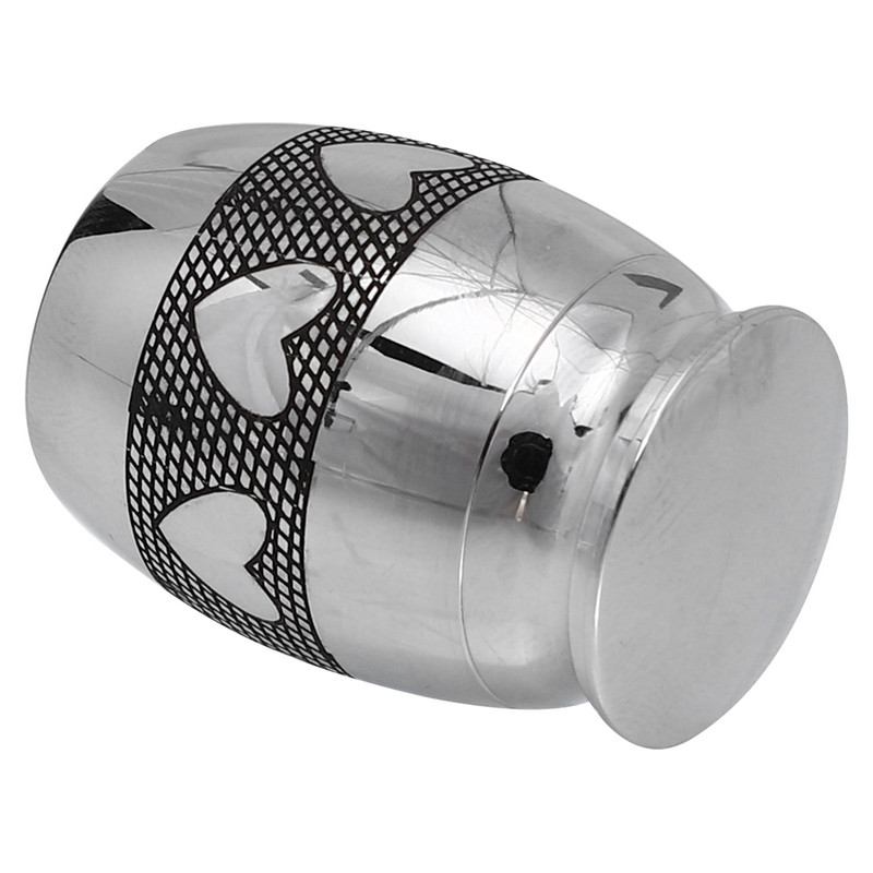 Urna Mājdzīvnieku Urnas Kremācijas kaste piemiņas kaķa piemiņa Apbedīšanas suns Pelnu keramikas apdares galds Dekoratīvs tērauda sinepes zārka burka