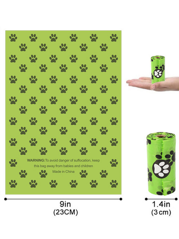 Suņu izkārnījumu maiss āra tīrīšanai izkārnījumu maisiņš āra tīrīšanai mājdzīvnieku piederumi suņiem 15 maisi/rullītis, uzpildāmie atkritumu maisi, mājdzīvnieku piederumi