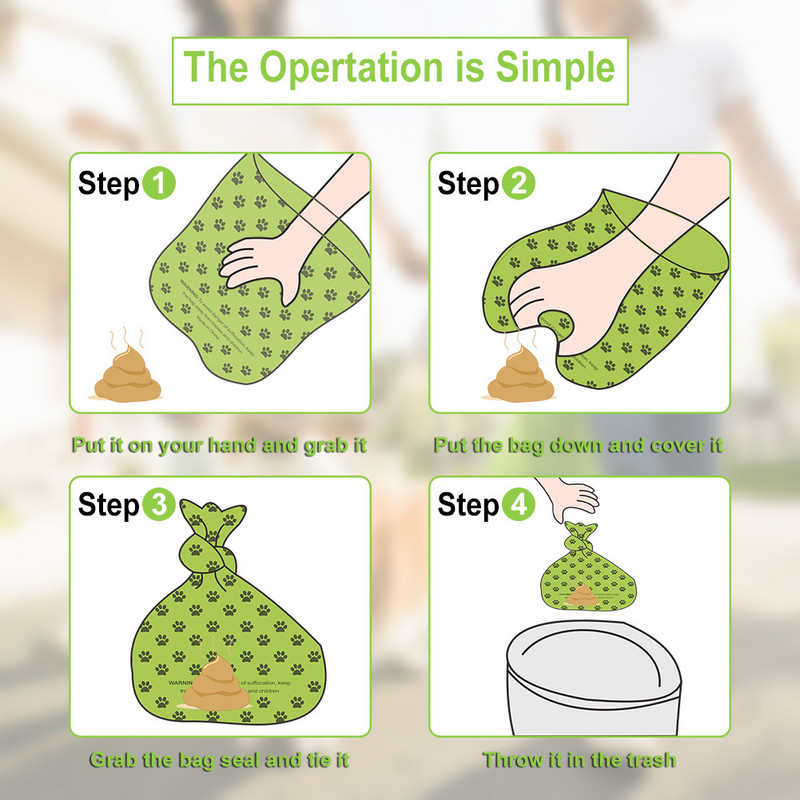 Suņu izkārnījumu maiss āra tīrīšanai izkārnījumu maisiņš āra tīrīšanai mājdzīvnieku piederumi suņiem 15 maisi/rullītis, uzpildāmie atkritumu maisi, mājdzīvnieku piederumi