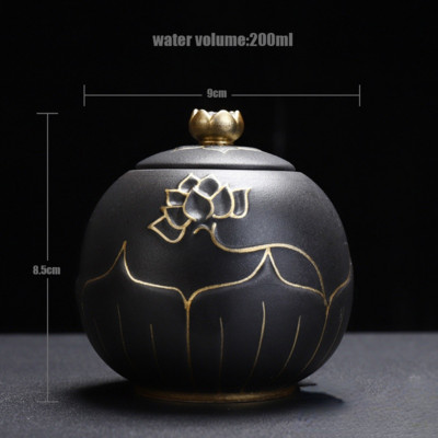 Urne za keramiku Pepeo Crni pepeo Urna Zapečaćena Kremiranje Pogreb Uspomena za uspomenu na ljudskog ljubimca Spomenik Prikladni kućni kamini Pokop