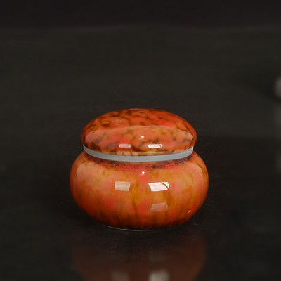 Ručno izrađena urna od 1,6 inča - Prekrasne malene urne za uspomene - Mini urna izrađena od keramike - Sadrži 1,2 kubičnih inča pepela