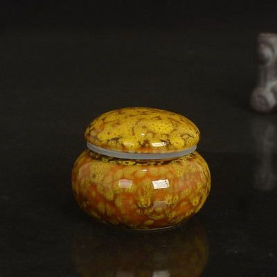 Ručno izrađena urna od 1,6 inča - Prekrasne malene urne za uspomene - Mini urna izrađena od keramike - Sadrži 1,2 kubičnih inča pepela