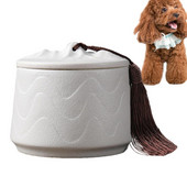 Kutya és macska kerámia urna Kerámia Emlék Urnák macskáknak és kutyáknak Emlékállat hamvasztásos urnák kutyáknak és macskáknak Hamu