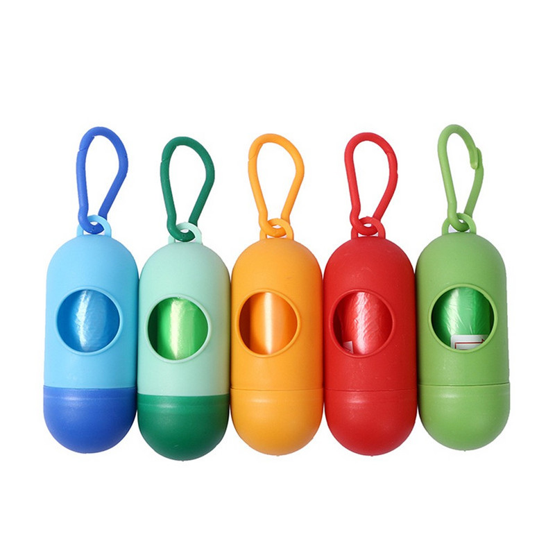 Pārnēsājamas suņu izkārnījumu maisu dozators Miskastes maisa futrālis Āra atkritumu uzglabāšanas kaste kaķu kucēnu mājdzīvnieku atkritumu maisu turētājiem